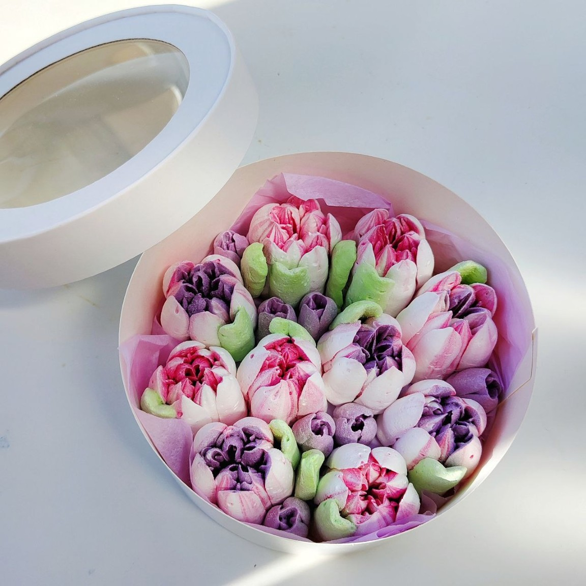 Зефирные тюльпаны, 16 см фото 2